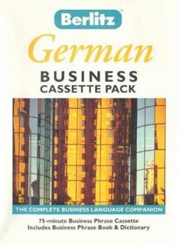 Audio Cassette German Business Cassette Pack: With Book