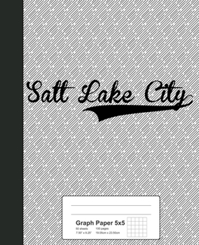 Paperback Graph Paper 5x5: SALT LAKE CITY Notebook Book