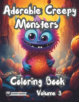 Adorable Creepy Monsters Coloring Book: Volume 3 of Cute Monsters and Crazy Critters
