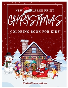 Paperback New Large Print Christmas Coloring Book for Kids: 2023 and 2024 Book