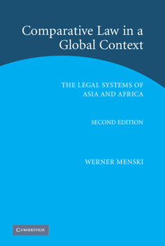 Paperback Comparative Law in a Global Context: The Legal Systems of Asia and Africa Book