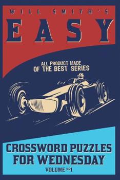 Paperback Will Smith Easy Crossword Puzzle For Wednesday -(Vol.1) Book