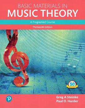 Loose Leaf Basic Materials in Music Theory: A Programed Approach Book
