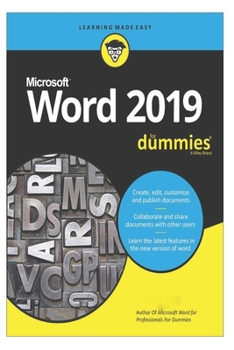 Paperback Word 2019 Book