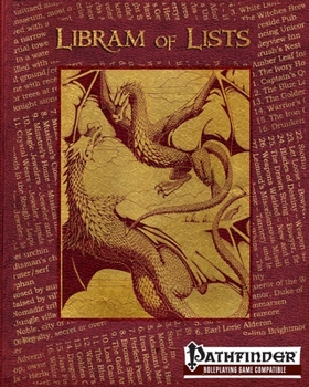 Paperback Libram of Lists: Pathfinder RPG Compatible Book