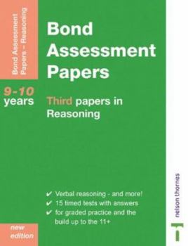 Pamphlet Bond Assessment Papers Third Papers in Reasoning 9-10 Years Book