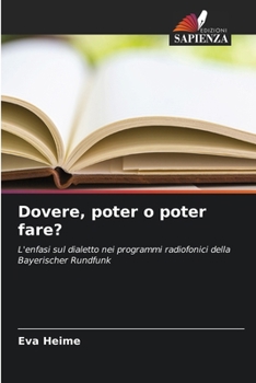 Paperback Dovere, poter o poter fare? [Italian] Book