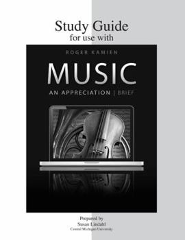 Paperback Study Guide for Use with Music: An Appreciation, Brief Book