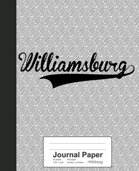 Paperback Journal Paper: WILLIAMSBURG Notebook Book