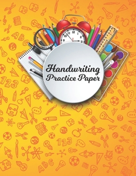 Paperback Handwriting Practice Paper: Writing Paper for Kids With Dotted Lined (Notebook With Dotted Lined Sheets for K-3 Students 100 Pages) Book