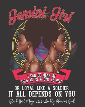 Black Girl Magic 2020 Weekly Planner Book: Melanin Heart Black Girl Magic Queen Red | 2020 Calendar | Goals | Gratitude | African American | 8 x 10" ... | Contacts | Black Queen | Melanin | Gift