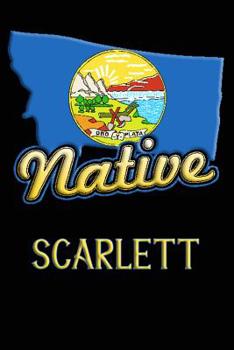 Montana Native Scarlett: College Ruled Composition Book
