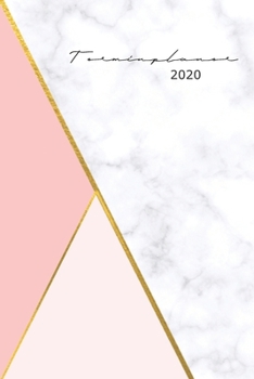 Terminplaner 2020: Wochenplaner | Ein Kalender, Taschenkalender und Terminkalender für das neue Jahr |Termine selbst gestalten planen und ... marmor und gold design (German Edition)