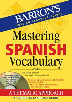 Paperback Mastering Spanish Vocabulary with Online Audio Book