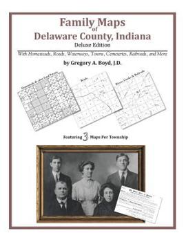 Paperback Family Maps of Delaware County, Indiana Book
