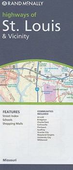 Map RAND MCNALLY ST. LOUIS & VICINITY MISSOURI REGIONAL MAP Book