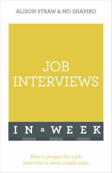 Paperback Job Interviews in a Week Book