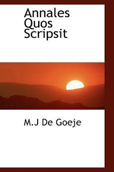 Hardcover Annales Quos Scripsit [Arabic] Book