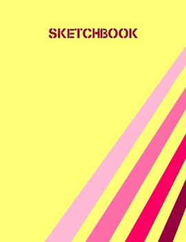 Paperback Sketchbook: 100 Blank Pages, 8.5 x 11, Sketch Pad for Drawing, Doodling and Painting Book