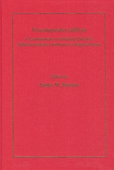 Hardcover Visamapadavyakhya: A Commentary on Bhattoji Diksita's Sabdakaustubha Attributed to Nagesabhatta Book