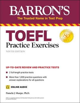Paperback TOEFL Practice Exercises Book