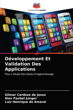 Paperback Développement Et Validation Des Applications [French] Book