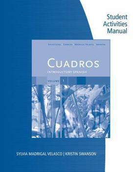 Paperback Student Activities Manual, Volume 1 for Cuadros Introductory Spanish and Intermediate Spanish Book
