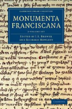 Paperback Monumenta Franciscana 2 Volume Set Book