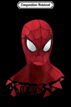 Composition Notebook: Marvel Spider-Man Geometric Prism Profile Shot Journal/Notebook Blank Lined Ruled 6x9 100 Pages