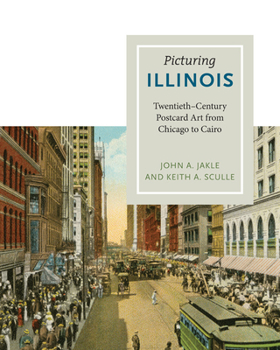 Hardcover Picturing Illinois: Twentieth-Century Postcard Art from Chicago to Cairo Book