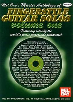 Paperback Master Anthology of Fingerstyle Guitar Solos, Volume 1: Formerly 2000 Fingerpicking [With 3 CD's] Book