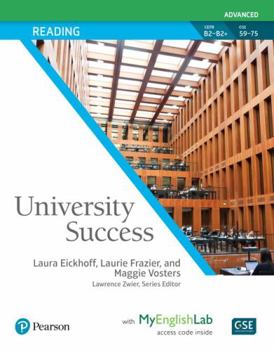 Paperback University Success Reading Advanced, Student Book with Myenglishlab Book