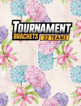 Paperback Tournament Brackets - 32 Teams Book