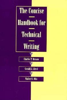Paperback The Concise Handbook for Technical Writing Book