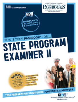 Paperback State Program Examiner II (C-4830): Passbooks Study Guide Volume 4830 Book