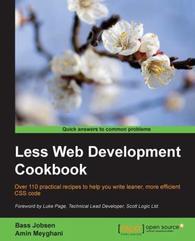 Paperback Less Web Development Cookbook Book