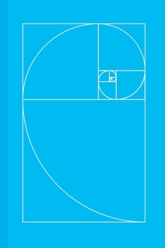 The Golden Ratio: 6" x 9" lined blank college ruled notebook, journal or diary,  120 pages