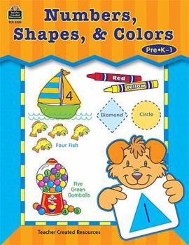 Paperback Numbers, Shapes, & Colors Book