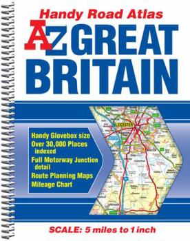 Spiral-bound Great Britain Handy Road Atlas 2012 Book
