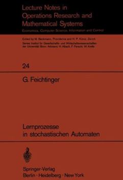 Paperback Lernprozesse in Stochastischen Automaten [German] Book