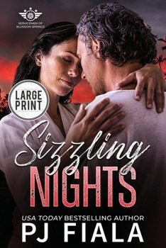 Paperback Sizzling Nights [Large Print] Book