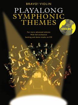 Paperback Play-Along Symphonic Themes: Bravo! Series - Violin Book