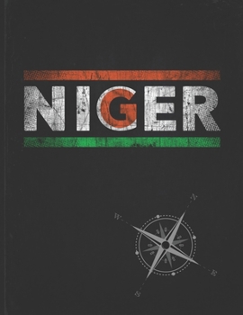 Paperback Niger: Personalized Gift for Nigerien Friend for Travel Lightly Lined Pages Daily Journal Diary Notepad Book