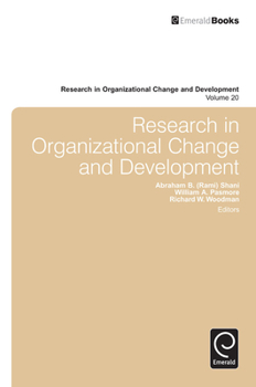 Hardcover Research in Organizational Change and Development Book