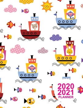 2020 2021 Planner: Cute Daily, Weekly and Monthly Planner 2 Years Agenda Schedule Organizer Logbook and Personal Journal Diary 24 Months Calendar Two Year Appointment Book Design Code A8 0044230