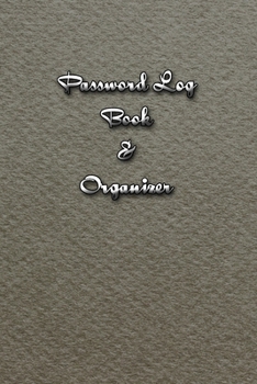 Paperback Password log book & organizer: Password log book organizer for all your password. Book