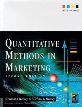 Paperback Quantitative Methods in Marketing Book