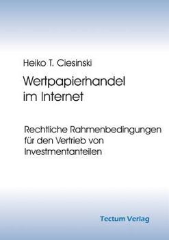 Paperback Wertpapierhandel im Internet [German] Book