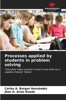 Paperback Processes applied by students in problem solving Book