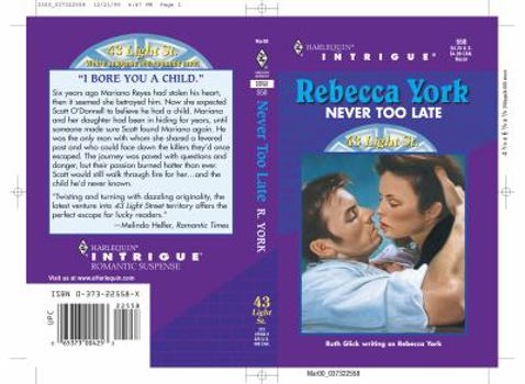 Mass Market Paperback Never Too Late Book